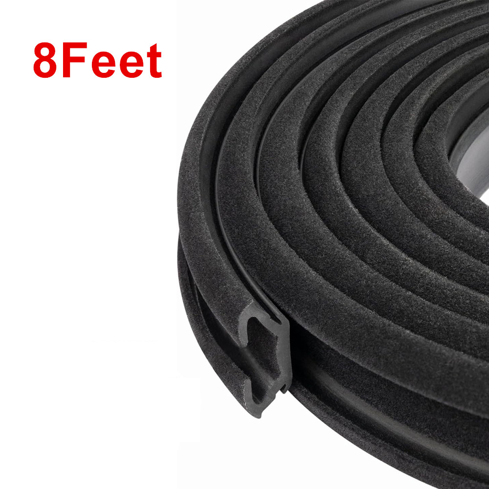 8ft Universal For RV Buses Truck Flexible Flocked Door Glass Window Run Channel