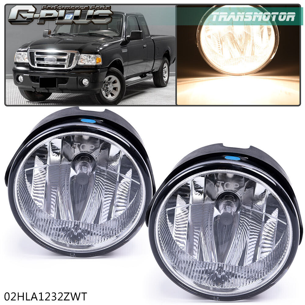 Pair Fog Lights Fit For 2007-14 Ford Expedition/2008-2011 Ranger Bumper Lamp