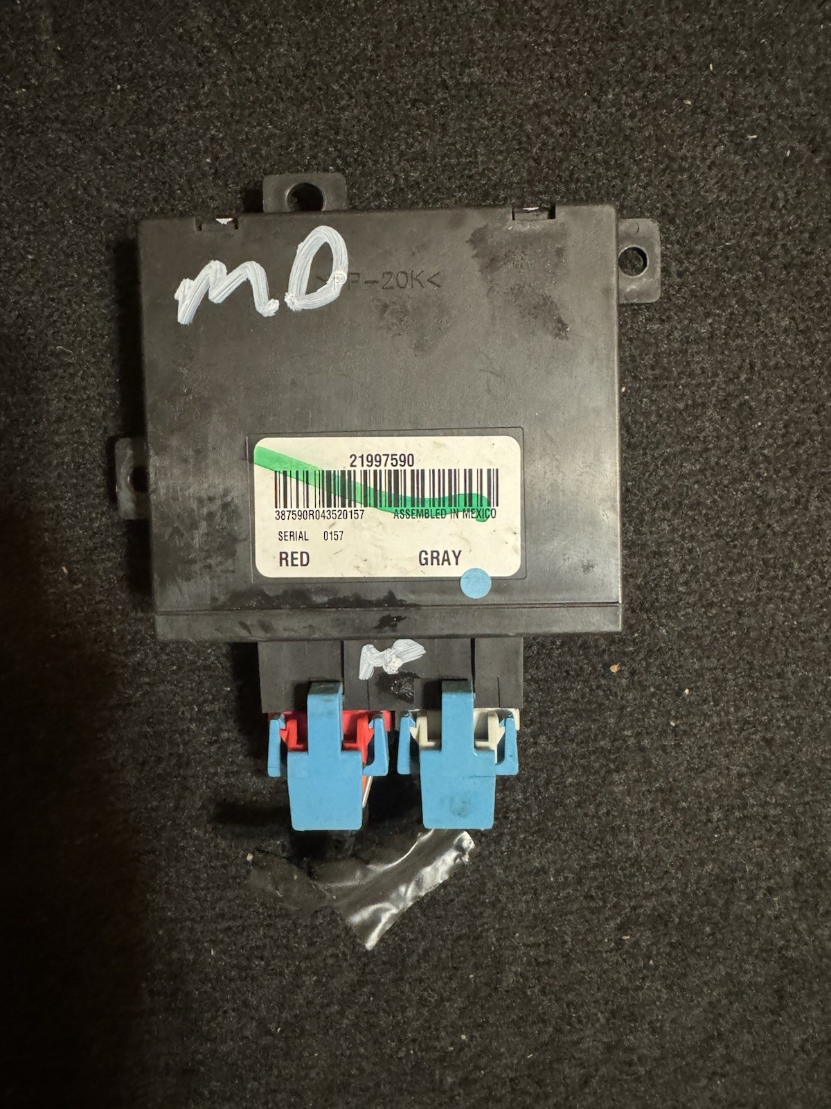 21997590 TAHOE ESCALADE YUKON SUBURBAN 2005-2006 REAR A/C HVAC CONTROL MODULE