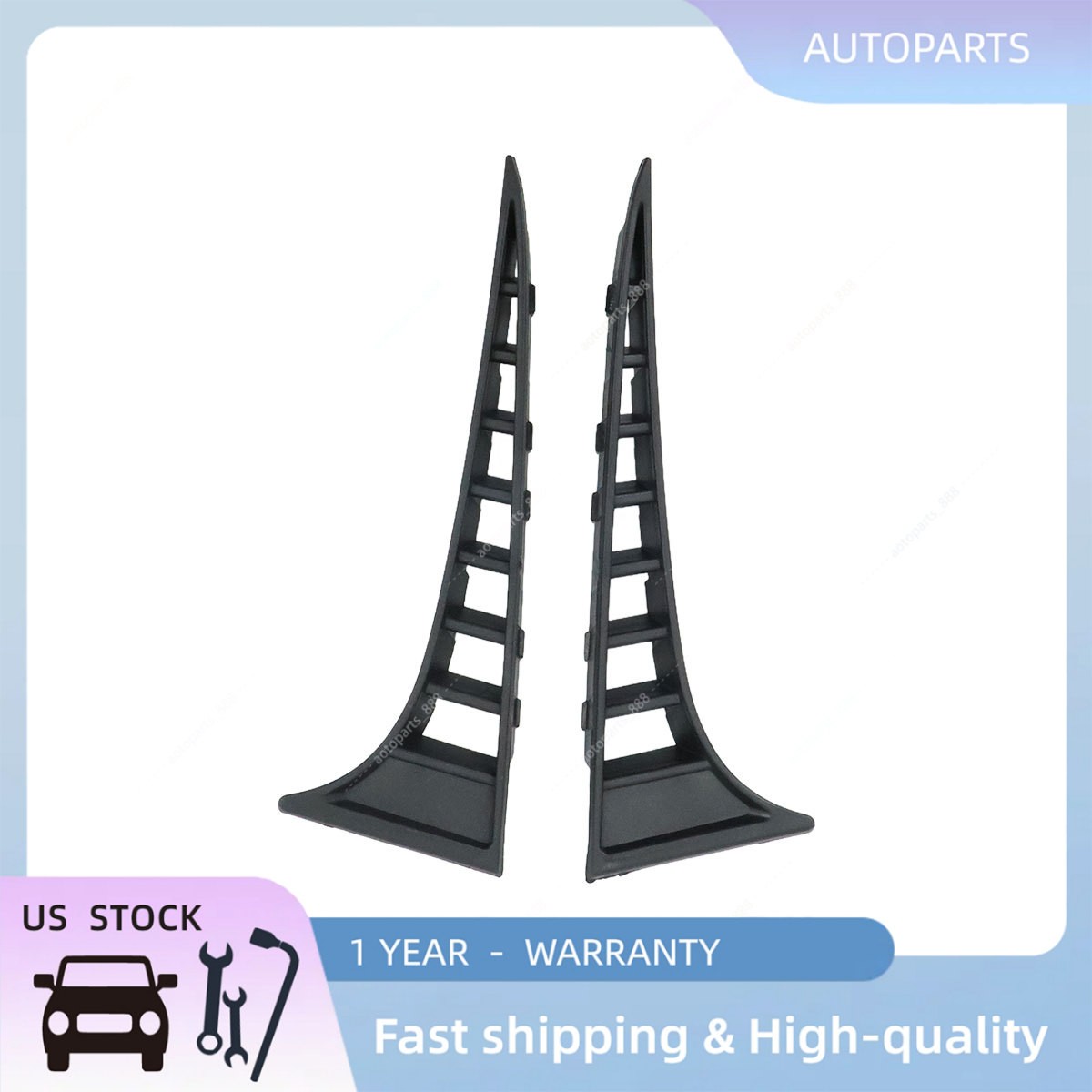 Pair Rear Bumper Side Grill Vent Cover For BMW F80 M3 F82 F83 M4 Cabriolet Coupe Pair Rear Bumper Side Grill Vent Cover For BMW F80 M3 F82 F83 M4 Cabriolet Coupe