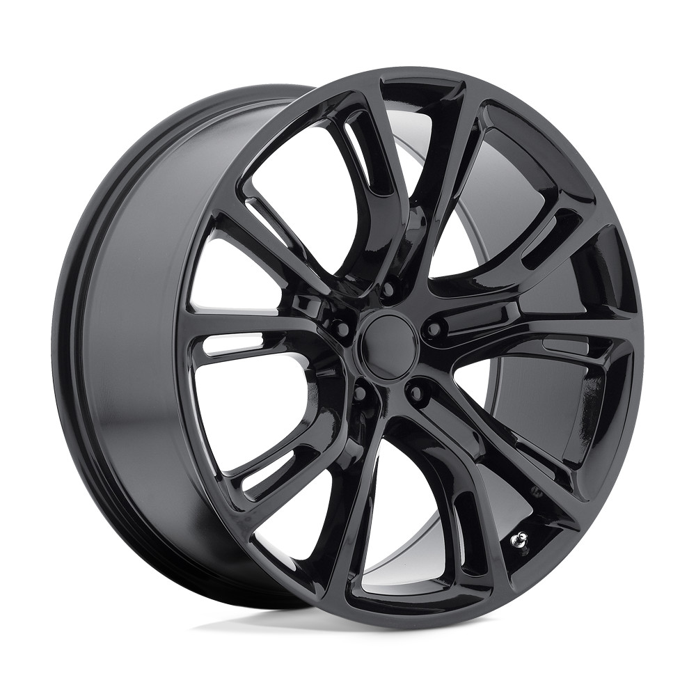 17x8 Performance Replicas PR137 Gloss Black Wheels 5x5 (34mm) Set of 4