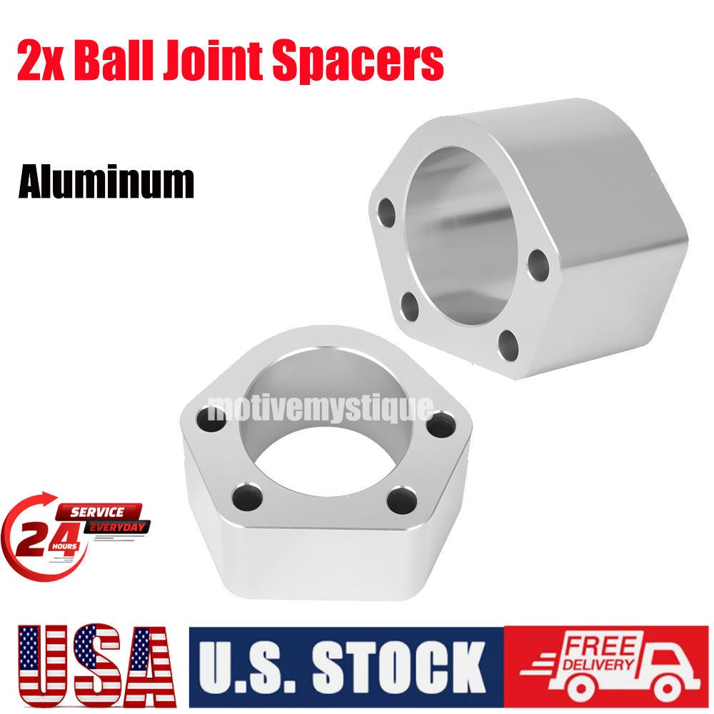 2x Ball Joint Spacers 2 Inches For 07-18 GMC Sierra 1500 Chevy Chevrolet C10 USA