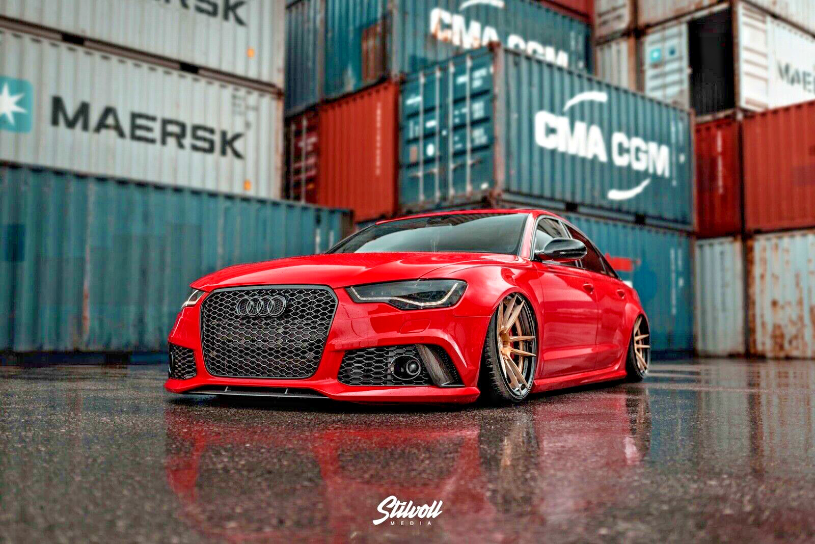 BKM RS6 Style Aftermarket Front Bumper, fits Audi A6 / S6 C7.0
