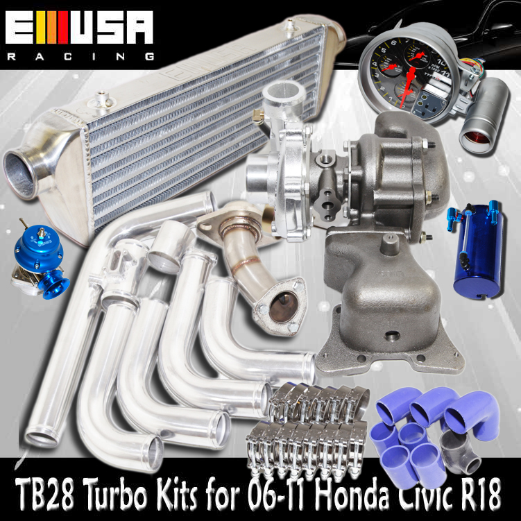 TB25 Turbo+Manifold+Intercooler+Pipings fits 06-11 R18 EX DX 1.8L TB25 Turbo+Manifold+Intercooler+Pipings fits 06-11 R18 EX DX 1.8L