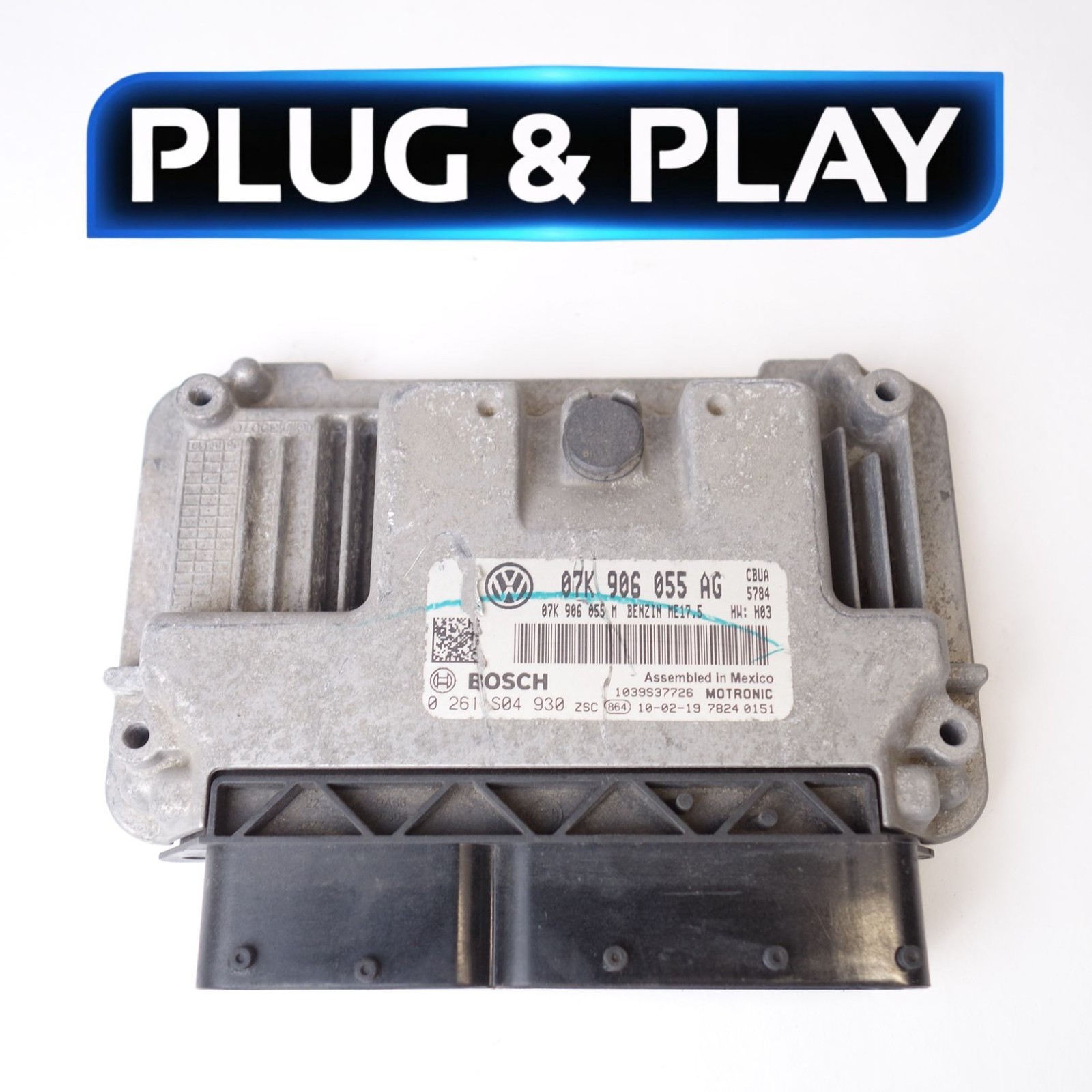 07K906055AG Volkswagen Jetta 2010 2.5L AT Engine Computer Plug N Go. 07K906055AG Volkswagen Jetta 2010 2.5L AT Engine Computer Plug N Go.