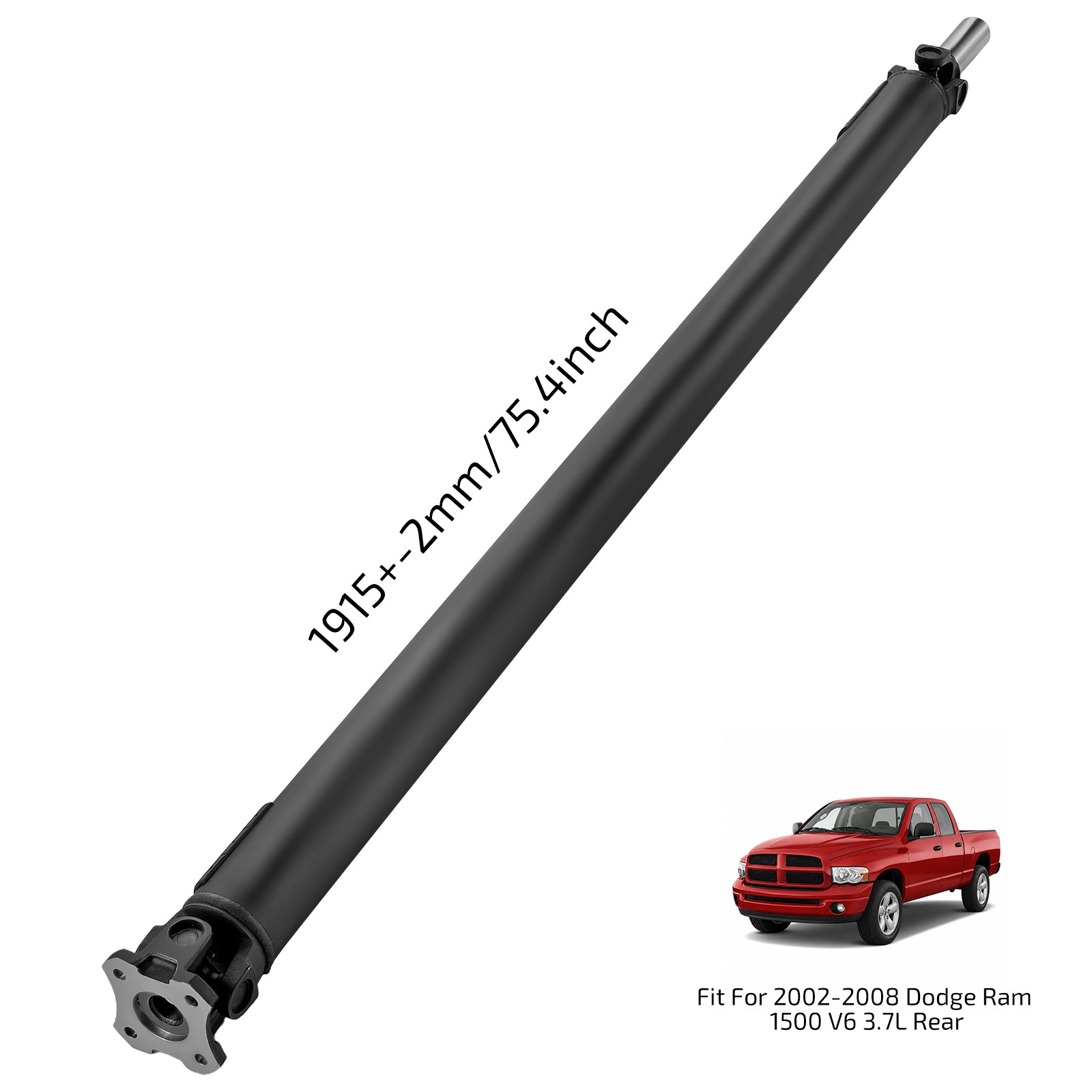 Fits 2002-2003 Dodge Ram 1500 5.9L 4WD Rear Drive Shaft Assembly Auto 52105918AA Fits 2002-2003 Dodge Ram 1500 5.9L 4WD Rear Drive Shaft Assembly Auto 52105918AA