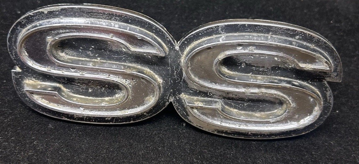 Vintage 1969-1972 Chevrolet SS Emblem- El Camino, Camaro, Nova Factory OEM Part Vintage 1969-1972 Chevrolet SS Emblem- El Camino, Camaro, Nova Factory OEM Part