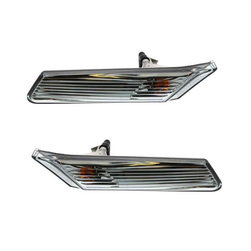 Genuine Porsche 911 997 Left & Right Clear Euro Side Marker Light Set Genuine Porsche 911 997 Left & Right Clear Euro Side Marker Light Set