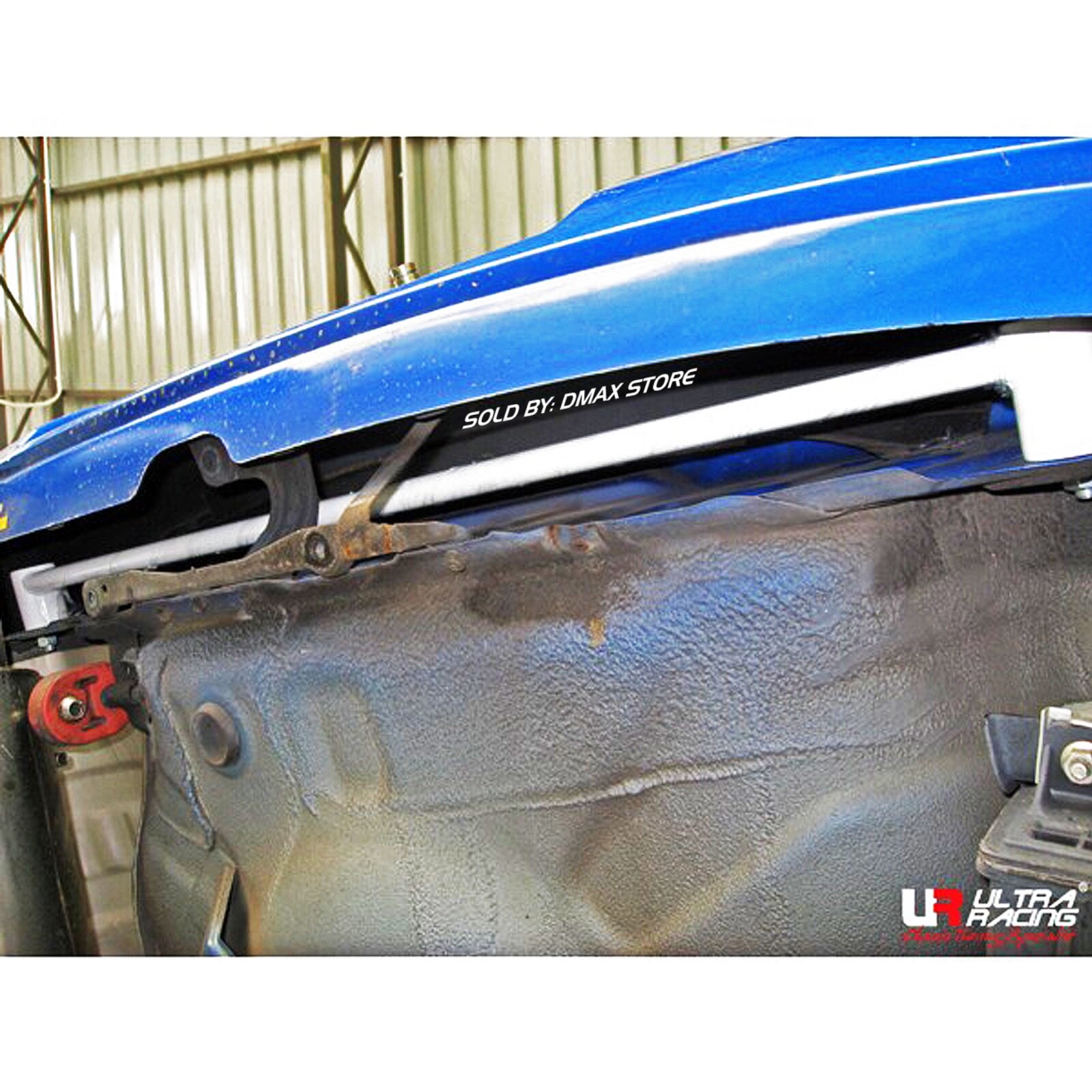 ULTRA RACING FOR SUBARU WRX STI (GD) 2002-2007 4 POINT REAR BUMPER TORSION BRACE