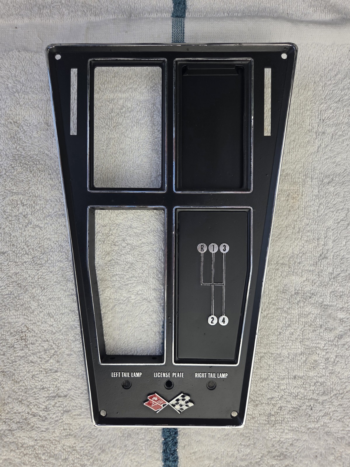 1968 Corvette Only 4-Speed Shifter Shift Plate Non A/C 1968 Corvette Only 4-Speed Shifter Shift Plate Non A/C