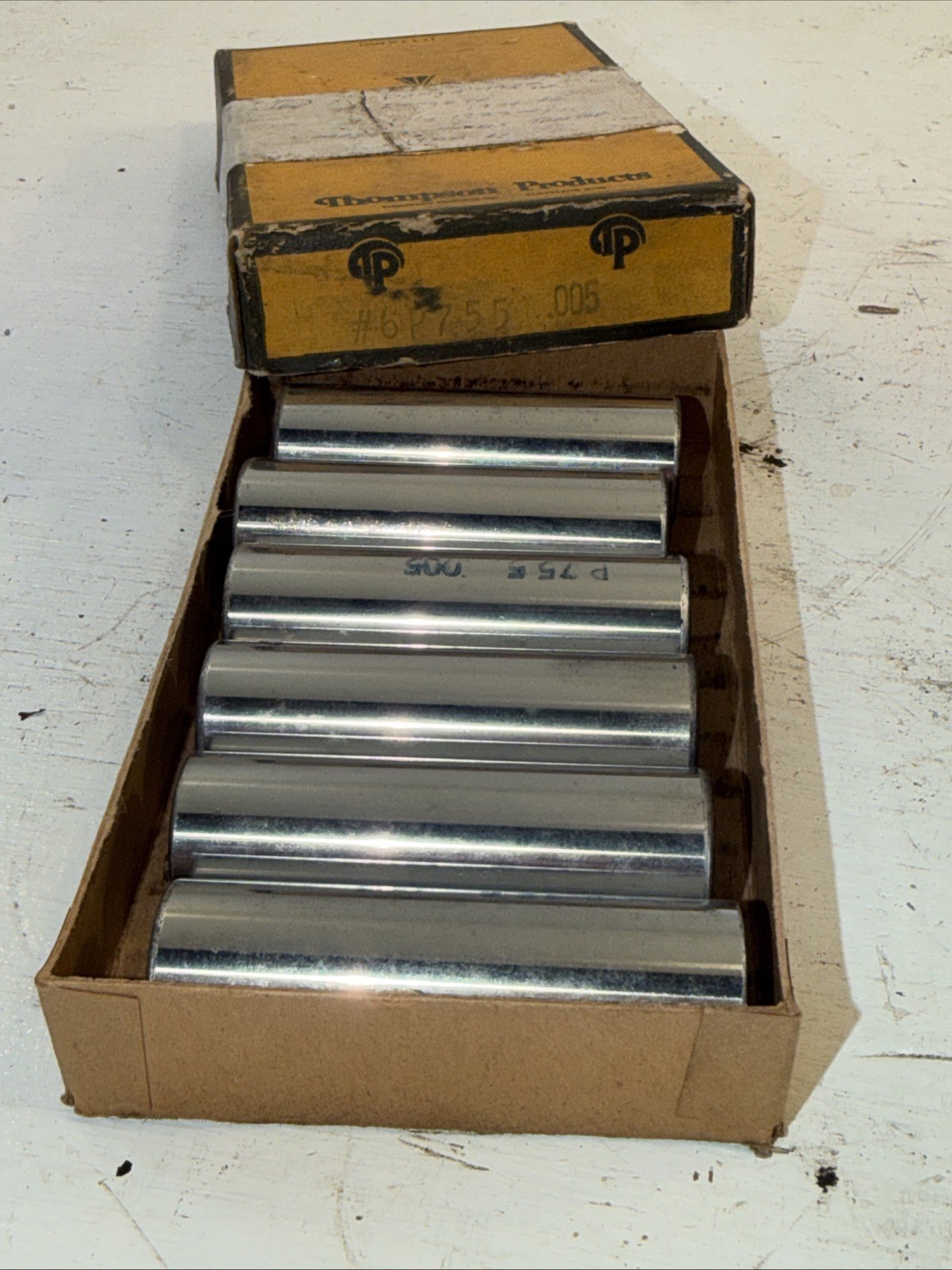 6-Vintage NOS Thompson 6P755 piston pins .005 1934-42 Dodge 33-41 Plymouth New 6-Vintage NOS Thompson 6P755 piston pins .005 1934-42 Dodge 33-41 Plymouth New