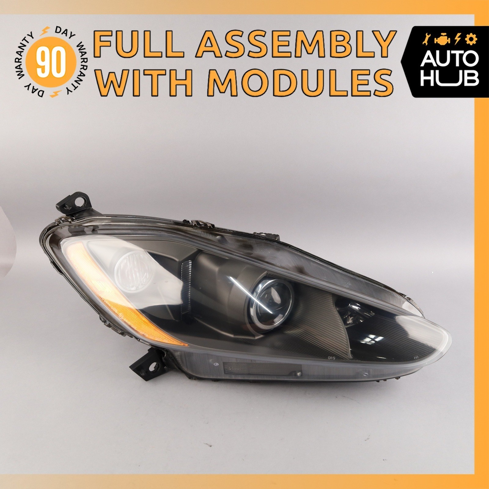08-12 Maserati GranTurismo S M145 Right Passenger Side Headlight Lamp Xenon OEM