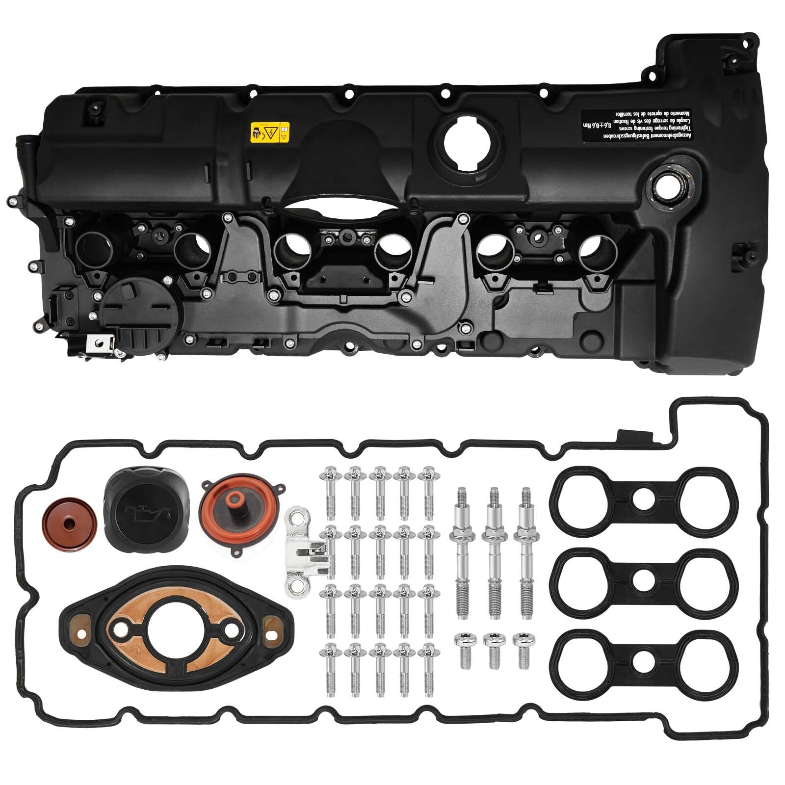 Upgrade Aluminum Valve Cover for BMW N52 E70 E82 E90 E91 328i 528i 128i X3 X5 Z4