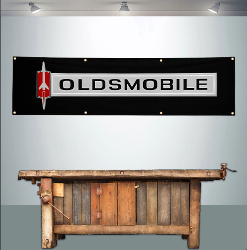OLDSMOBILE 2\' X 8\' BANNER FLAG OLDSMOBILE 2\' X 8\' BANNER FLAG