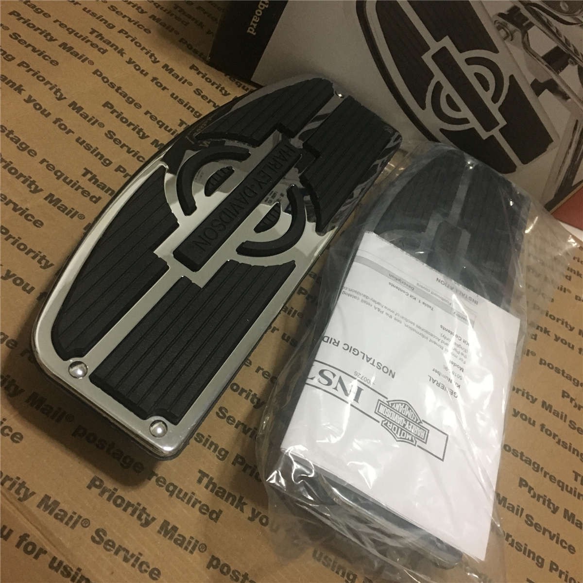 Genuine Nostalgic Footboard Floorboard Inserts Harley Davidson Vintage 50187-96