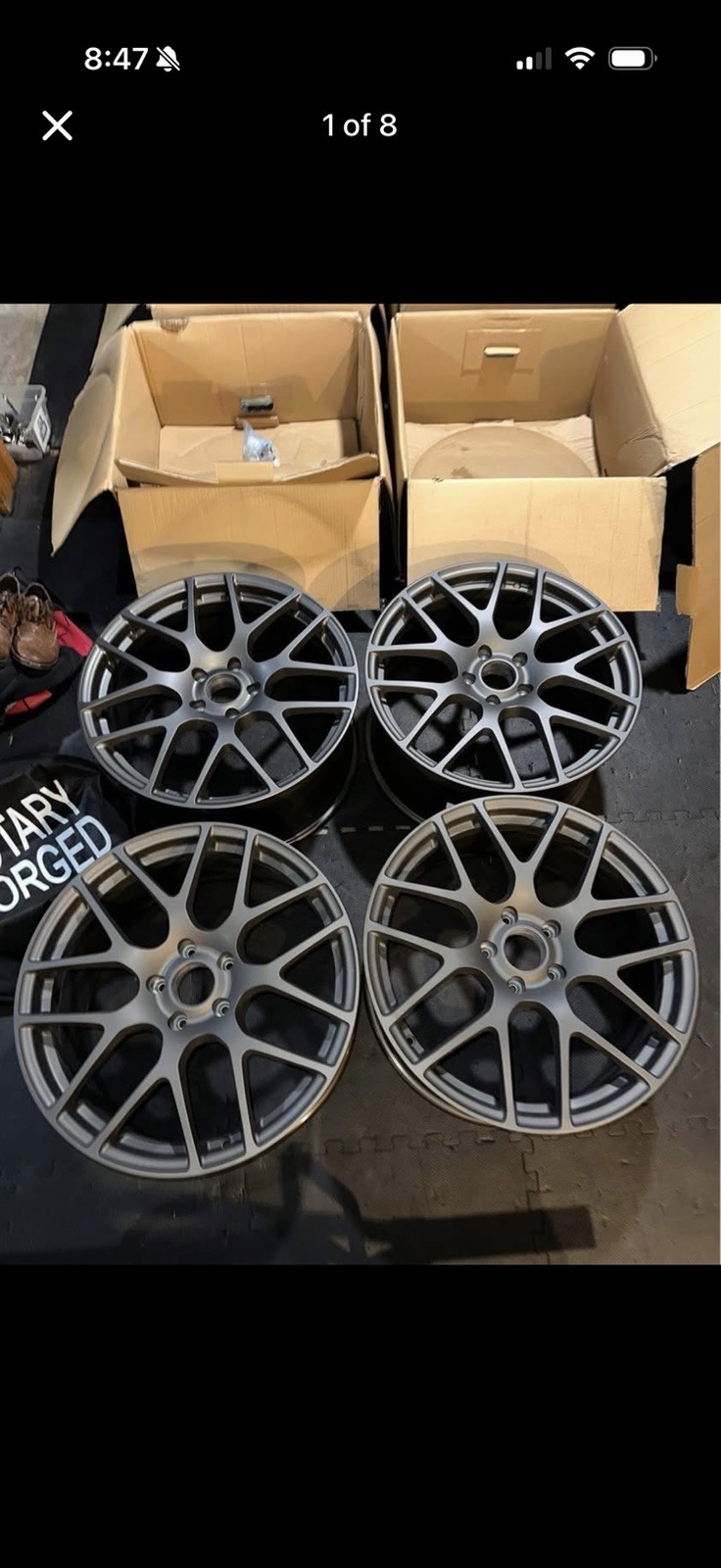 TSW Nurburgring Wheels 5x120.65 Gunmetal Gray TSW Nurburgring Wheels 5x120.65 Gunmetal Gray
