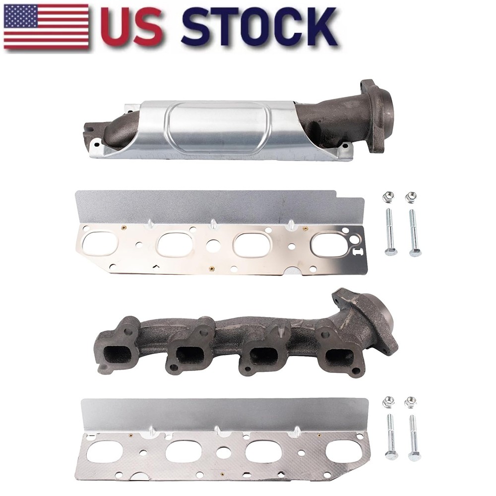 2x Exhaust Manifold Set for Ram 1500 2500 3500 5.7L V8 2013-18 674-685 Cast Iron