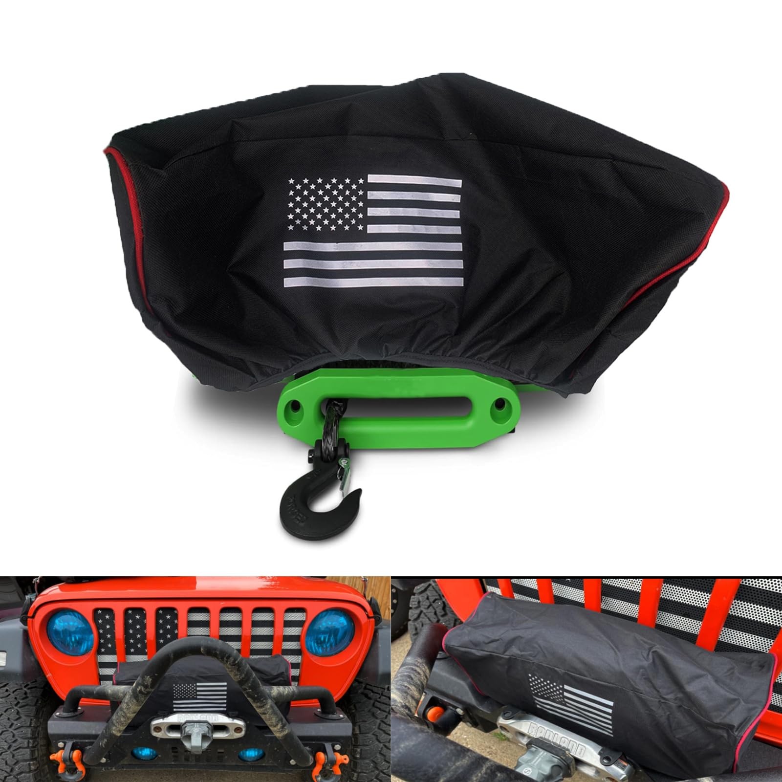 HeavyDuty Waterproof Winch Cover for Electric Winches 850017500 lbs  Durable