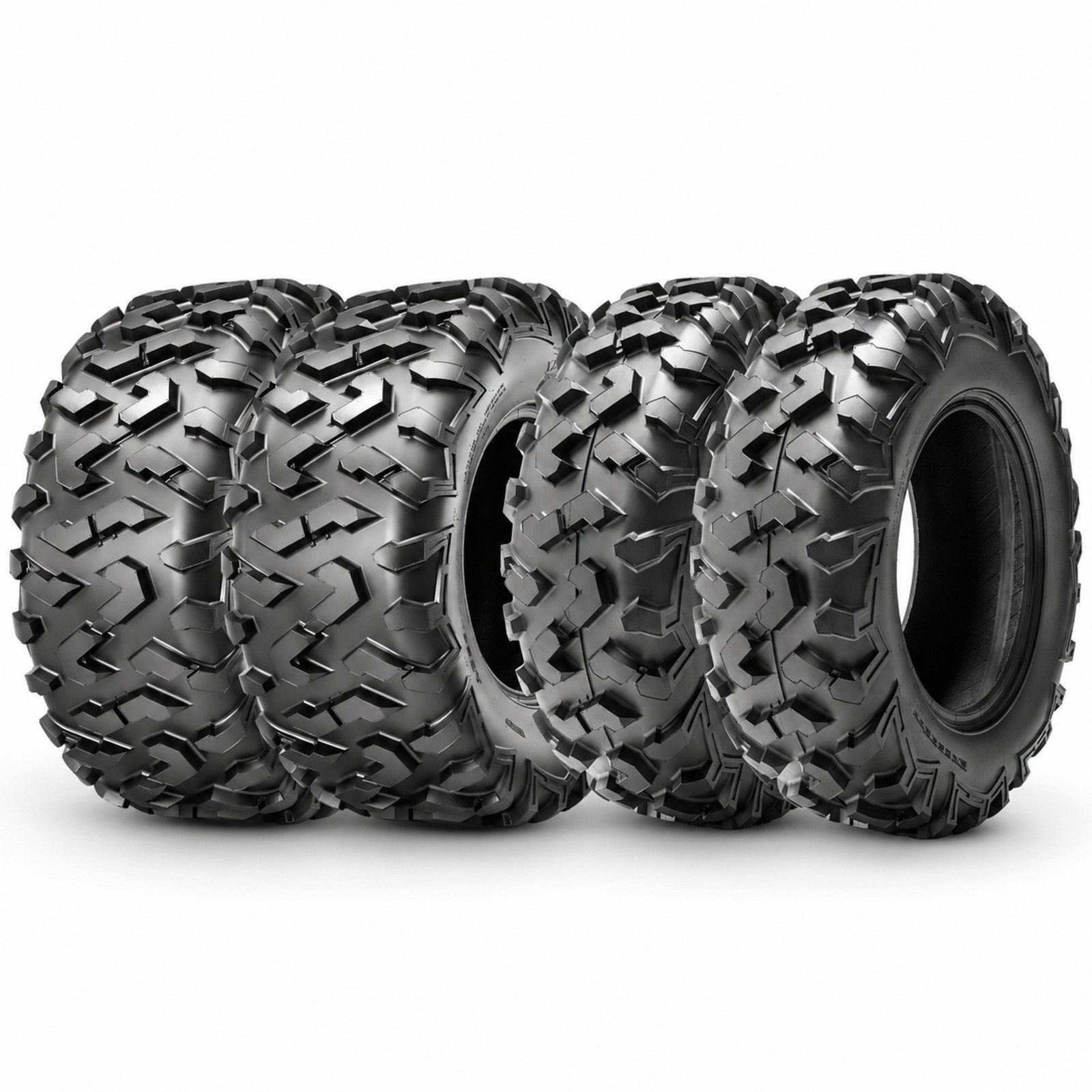 25x10-12 ATV UTV Tires 25x11-12 Set 4 6PR 25x10x12 25x11x12 All Terrain Tubeless