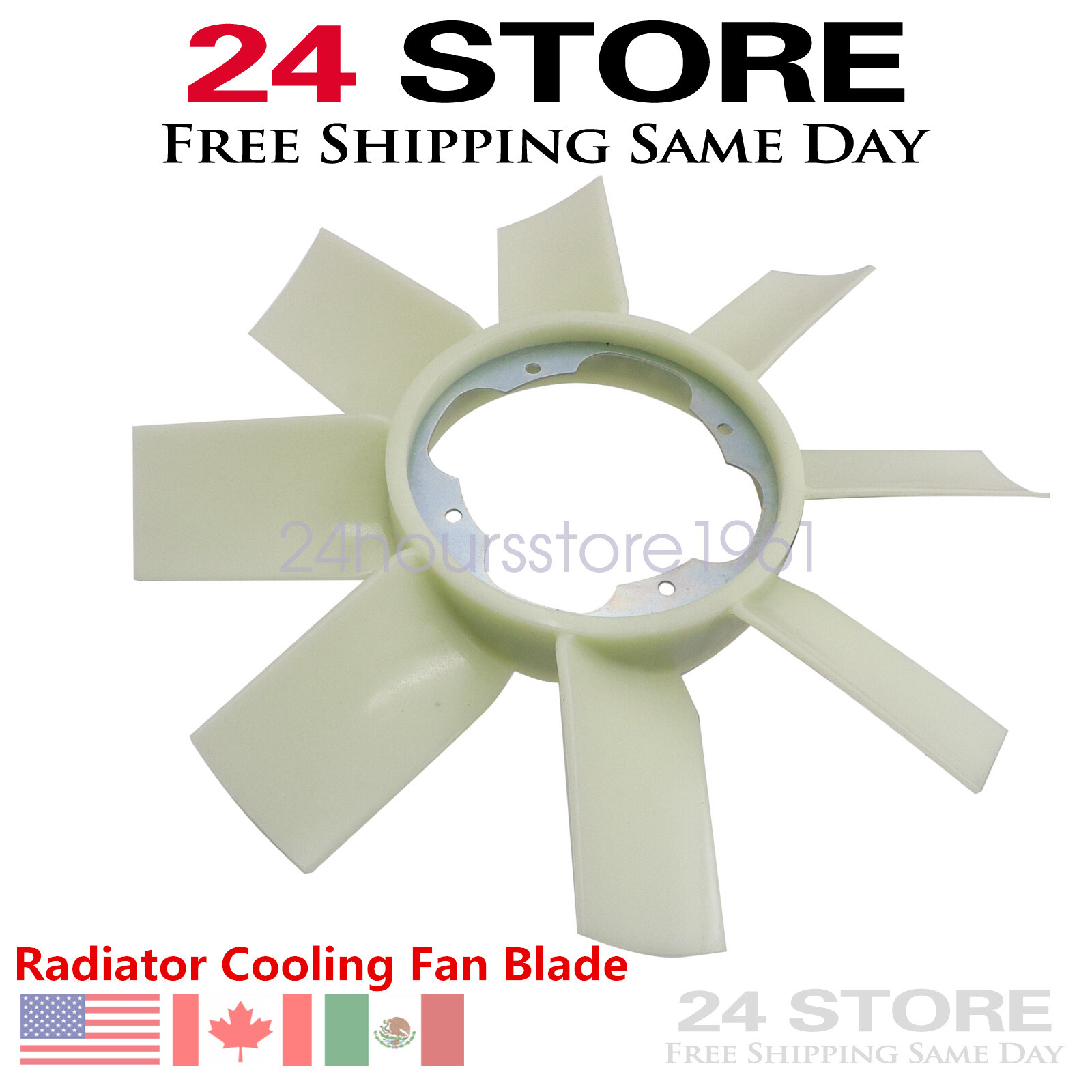 1PCS Fits Datsun 280ZX 810 Nissan 300ZX NEW Radiator Cooling Fan Blade USA