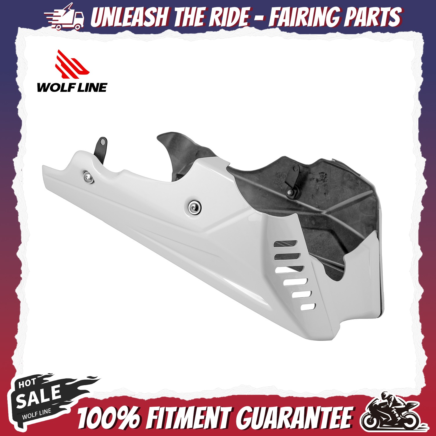 WOLFLINE Bellypan Engine Spoiler Guard For Yamaha XSR900 2022-2026 Cowl Cover