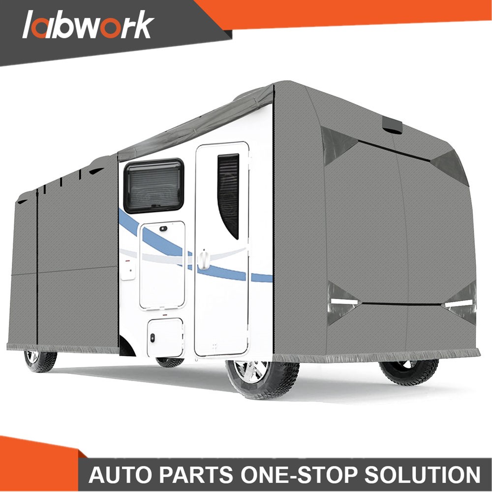 Labwork RV Cover Storage For Class A Motorhome Trailer Camper W/Zipper 33\'-37\'