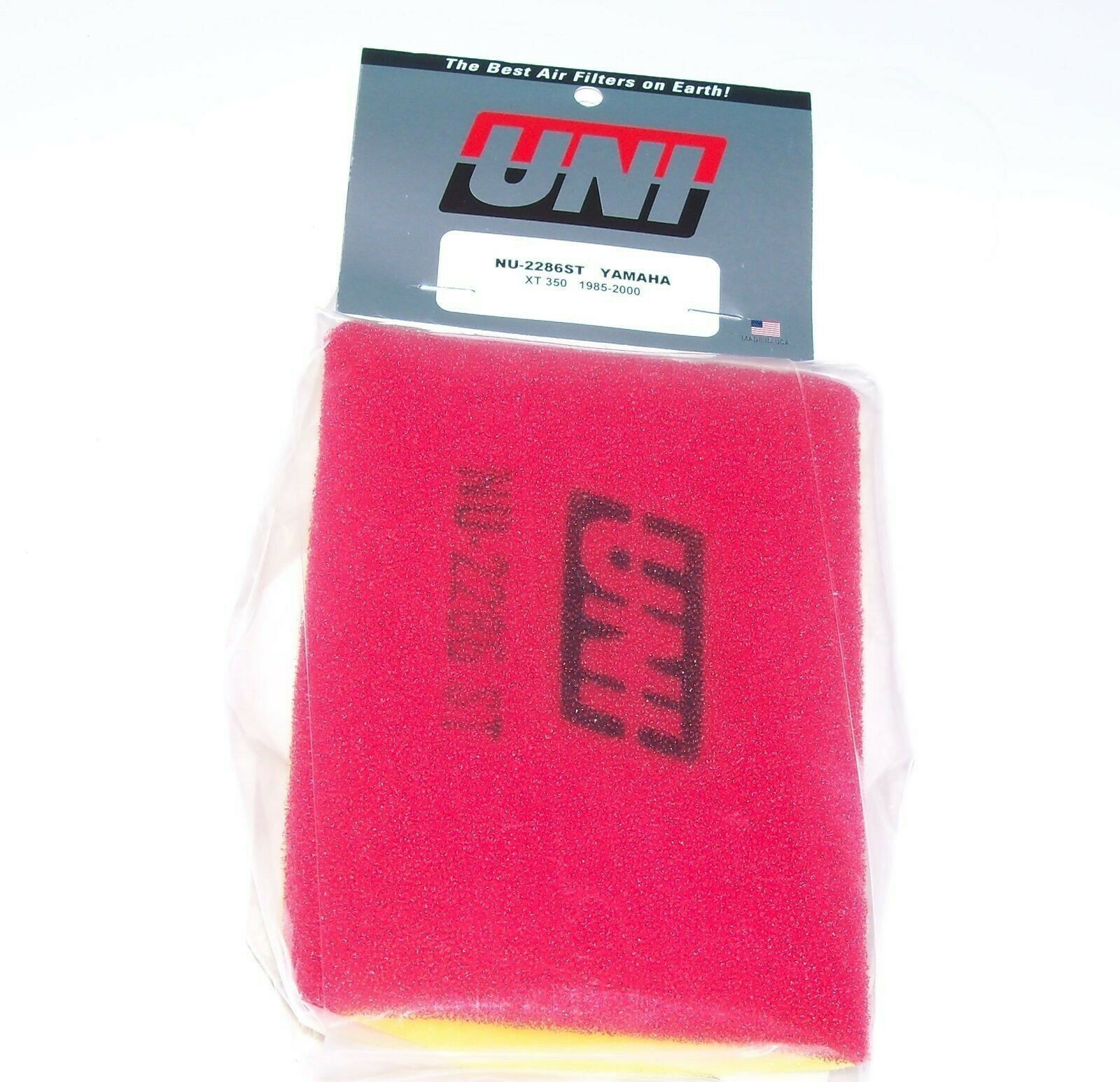 1985-2000 Yamaha Xt350 Uni Air Filter Nu-2286st NEW FAST SHIPPING