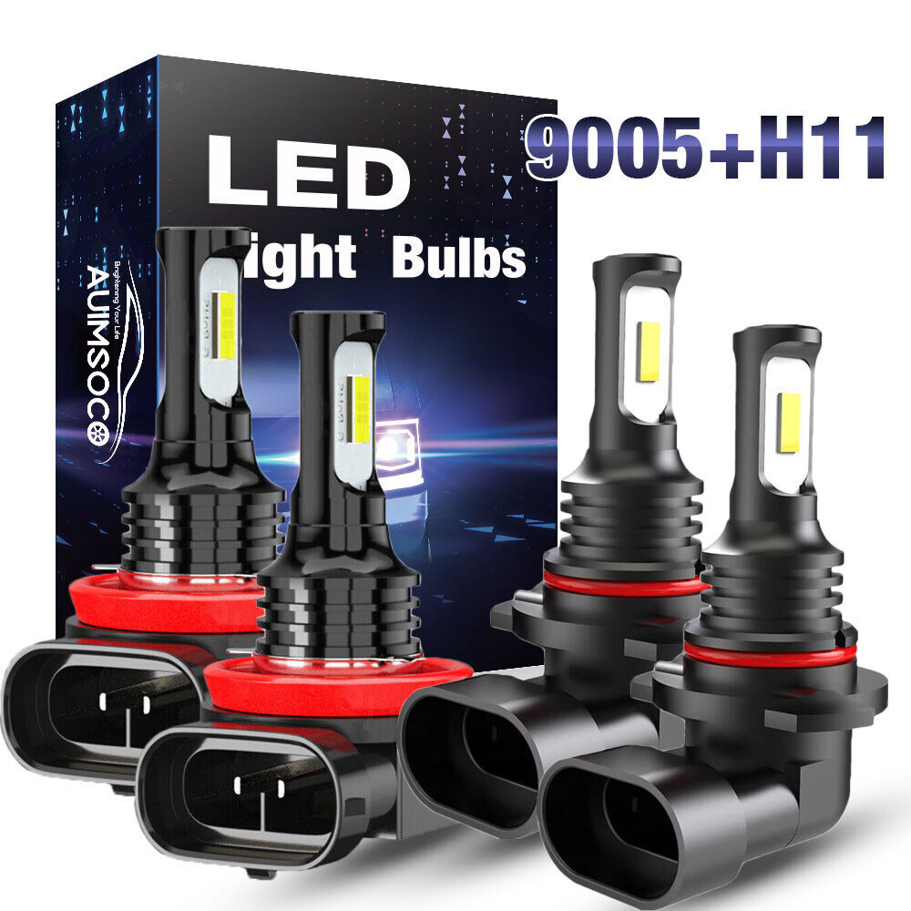 For Chevrolet Trax 2013 2019-2020 LED Headlight Kit Bulbs High Low Beam 4x White