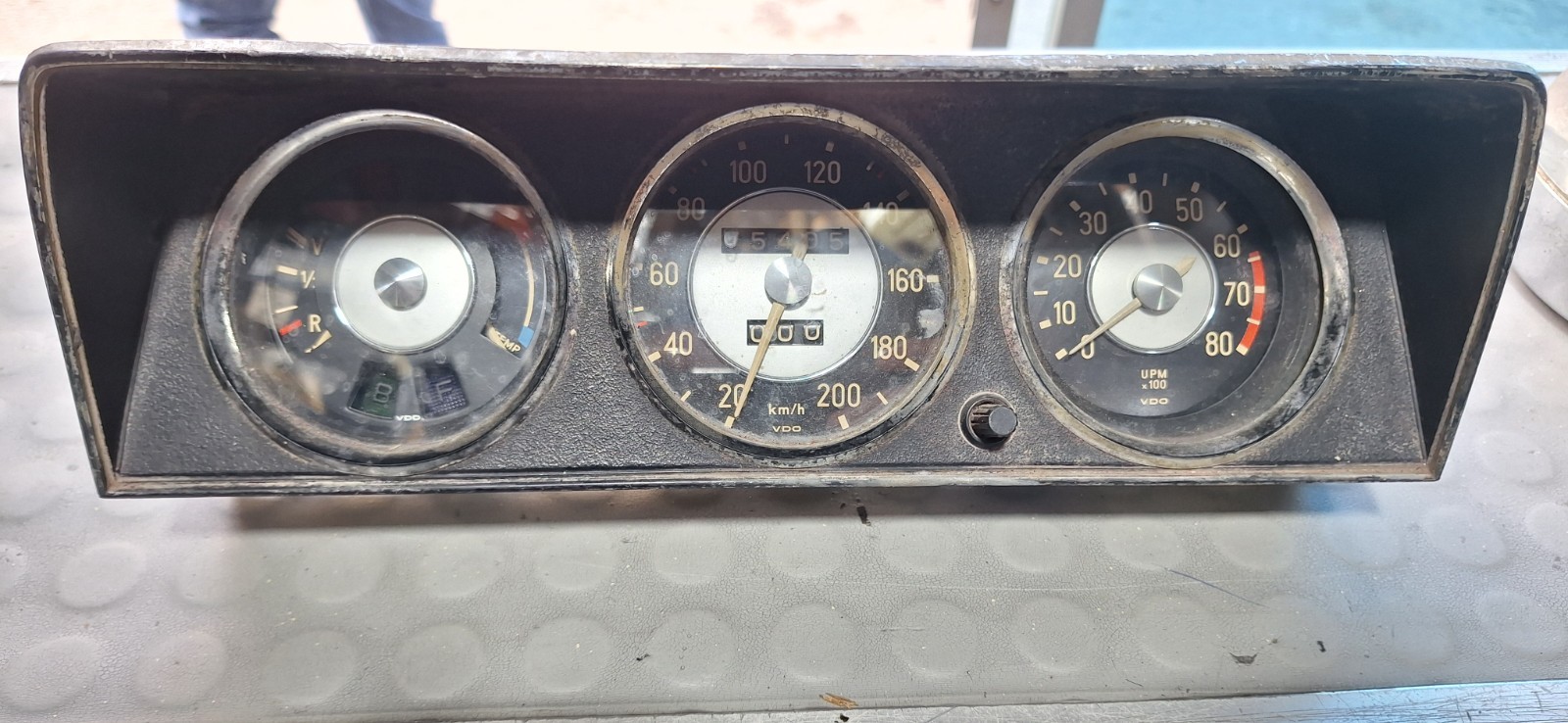 BMW 2002 TI EARLY MODEL INSTRUMENT CLUSTER TESTED AM