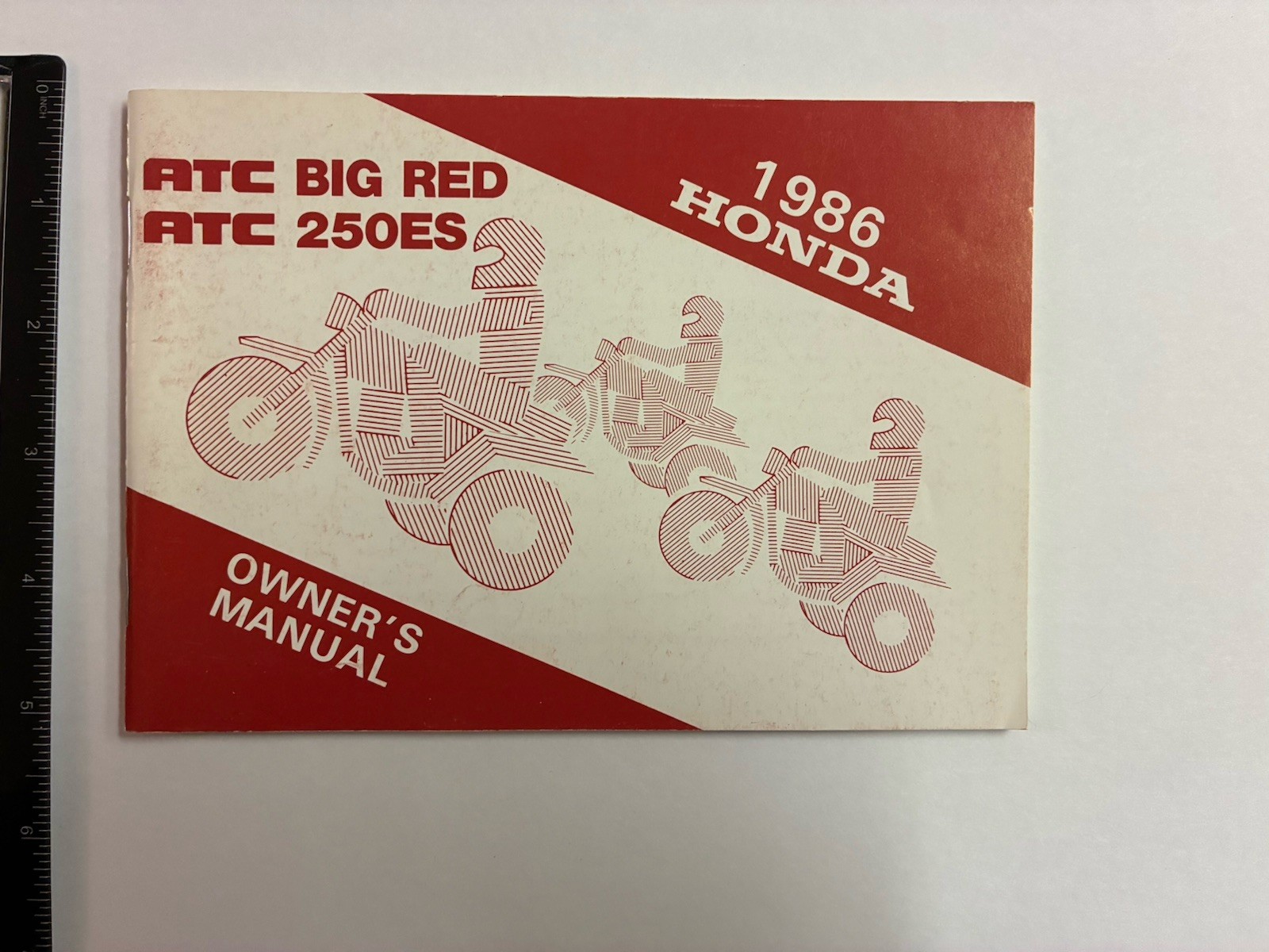 1986 Honda Atc Big Red Atc 250 Es Vintage Owner’s Manual Atc250ES ATC250 Bigred 1986 Honda Atc Big Red Atc 250 Es Vintage Owner’s Manual Atc250ES ATC250 Bigred