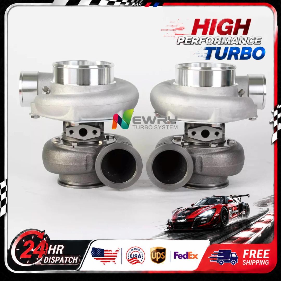 GTX3584RS GENII Twin Turbo Dual Ball Bearing | Billet CW | A/R1.01 Dual V-Band