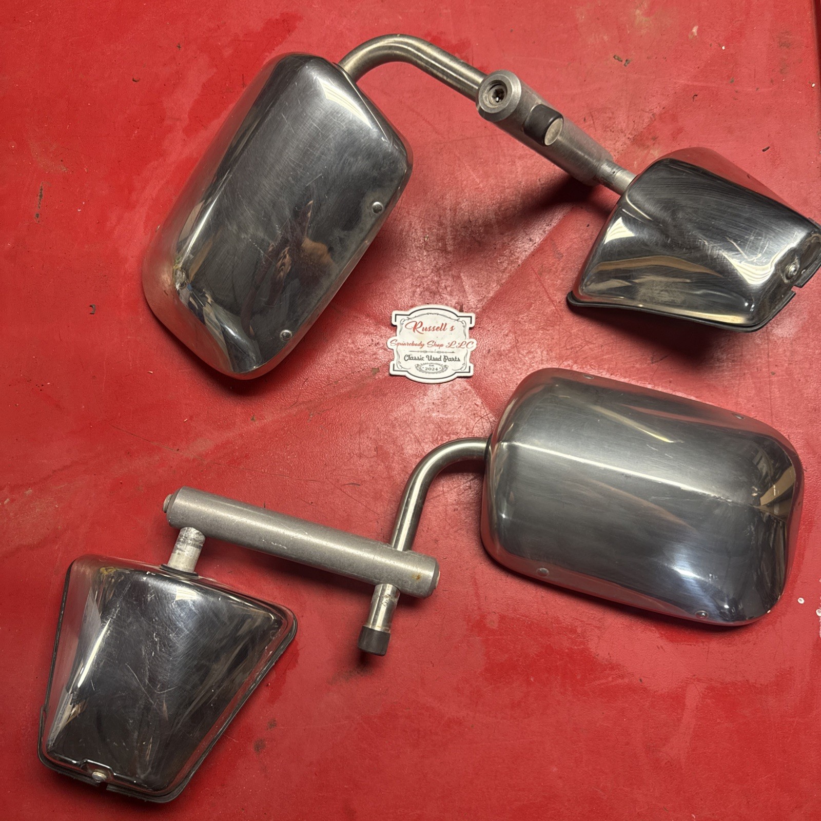 81-87 Chevy Squarebody C/K10-30 K5 Blazer Suburban Tow Mirror Set For Doors