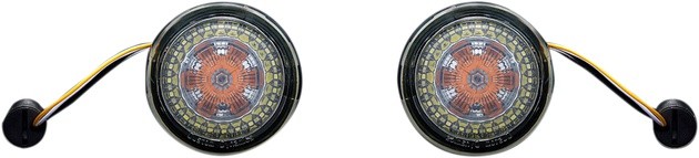 Custom Dynamics ProBEAM Dynamic Ringz 1157 Bullet Front Smoke PB-200-AW-1157