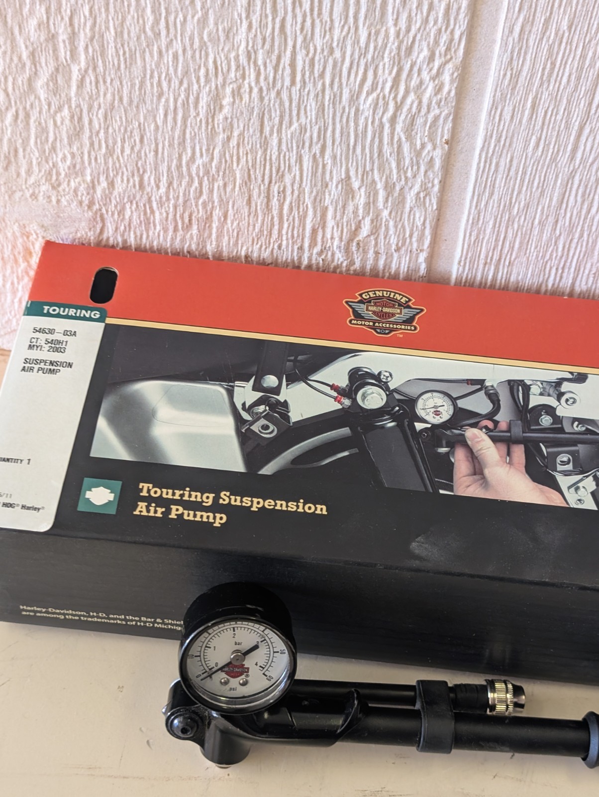 Genuine Harley Davison Touring Suspension Air Pump In The Box Like New Genuine Harley Davison Touring Suspension Air Pump In The Box Like New