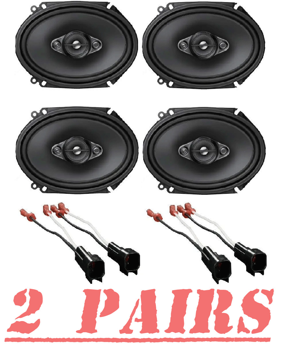 4 Pioneer TS-A6880F 4-Way 6x8\
