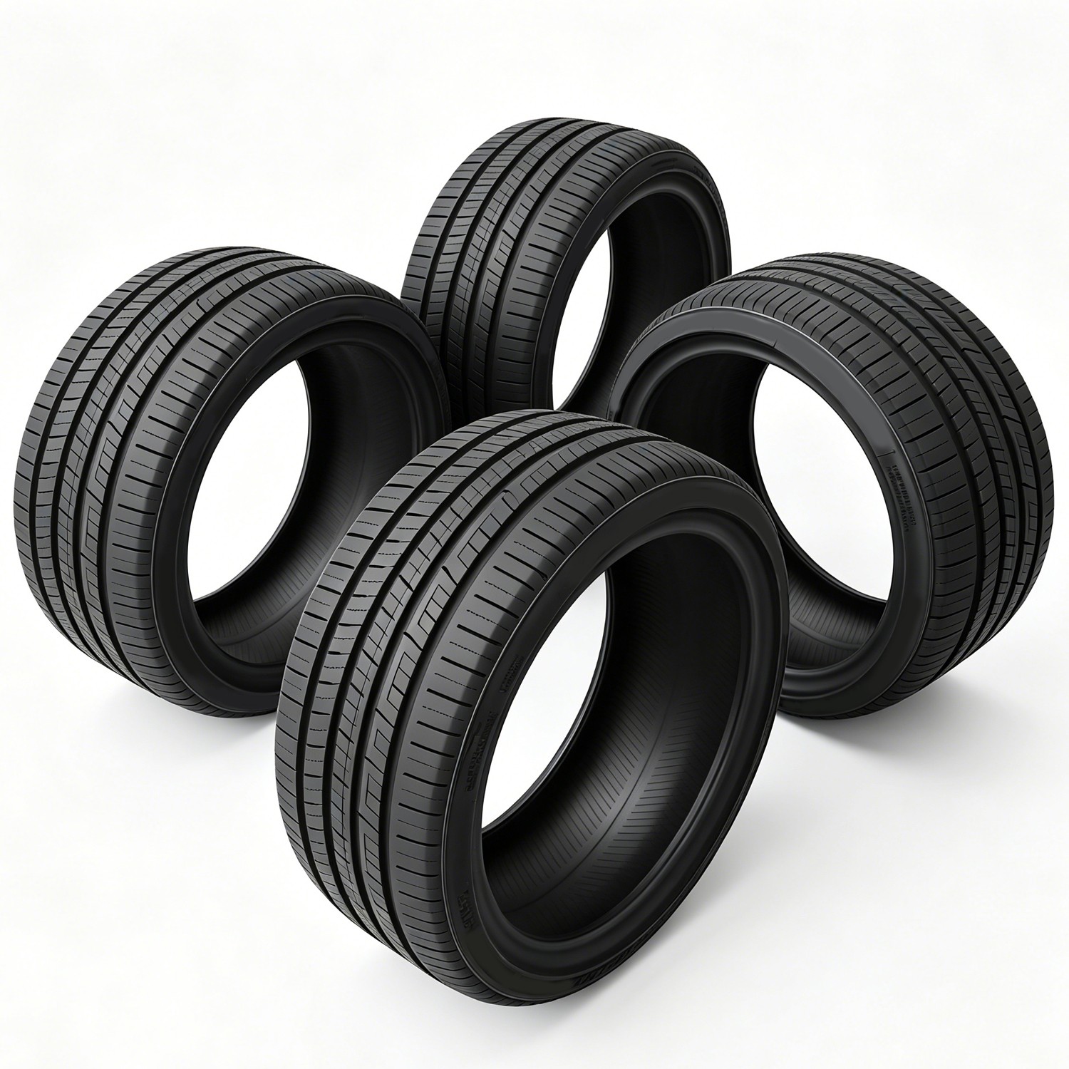 Set of 4 225/40ZR18 92W XL 225/40R18 High Performance Tires Black Sidewall 420AA
