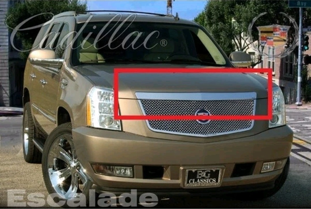 2007-2014 Cadillac Escalade Hood Cap CHROME by E&G Classics - NEW 2007-2014 Cadillac Escalade Hood Cap CHROME by E&G Classics - NEW
