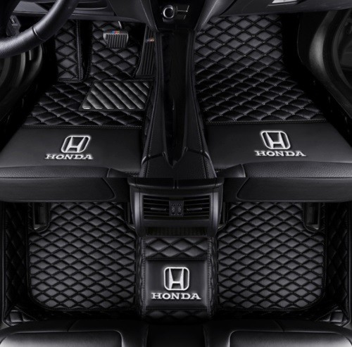 For Honda Accord 1998-2026 Front Rear Luxury Waterproof Carpets Car Floor Mats