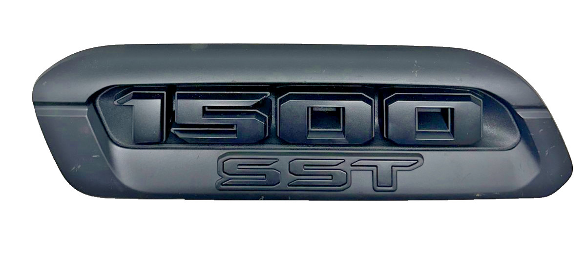 OEM 2025 2026 RAM 1500 SST Left Hood Emblem Black Insert Nameplate