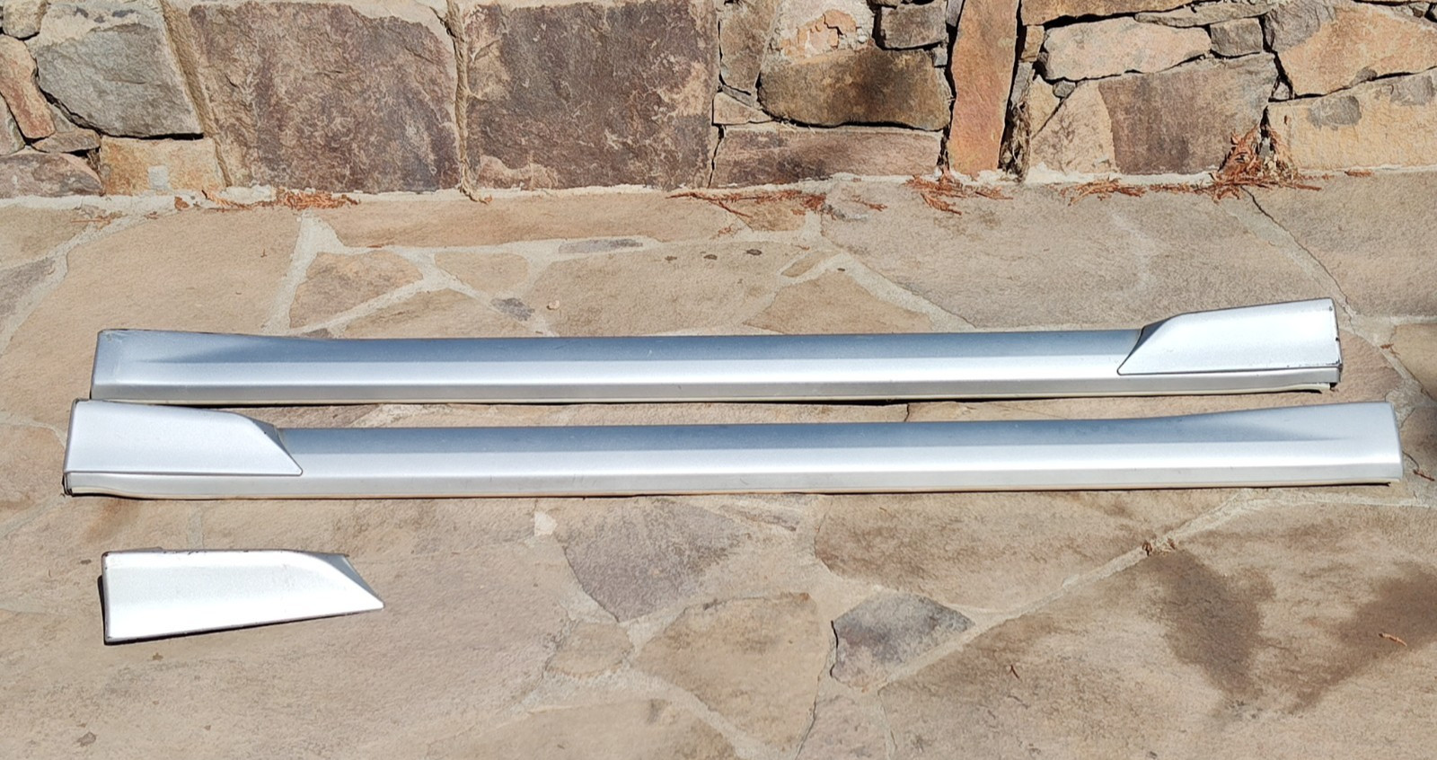 Subaru Impreza WRX STi Platinum Silver Side Skirts Rocker Panels 2002-07 OEM Subaru Impreza WRX STi Platinum Silver Side Skirts Rocker Panels 2002-07 OEM