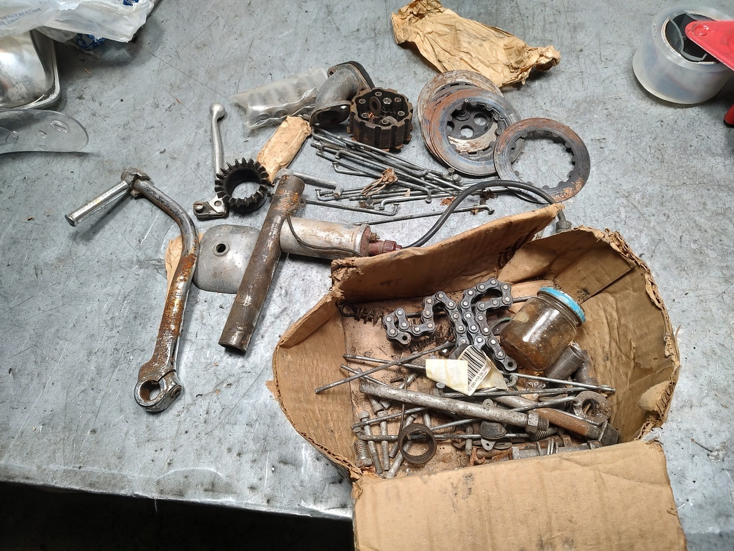 Parts lot misc. Ducati Single 200 250 350 #SEC6