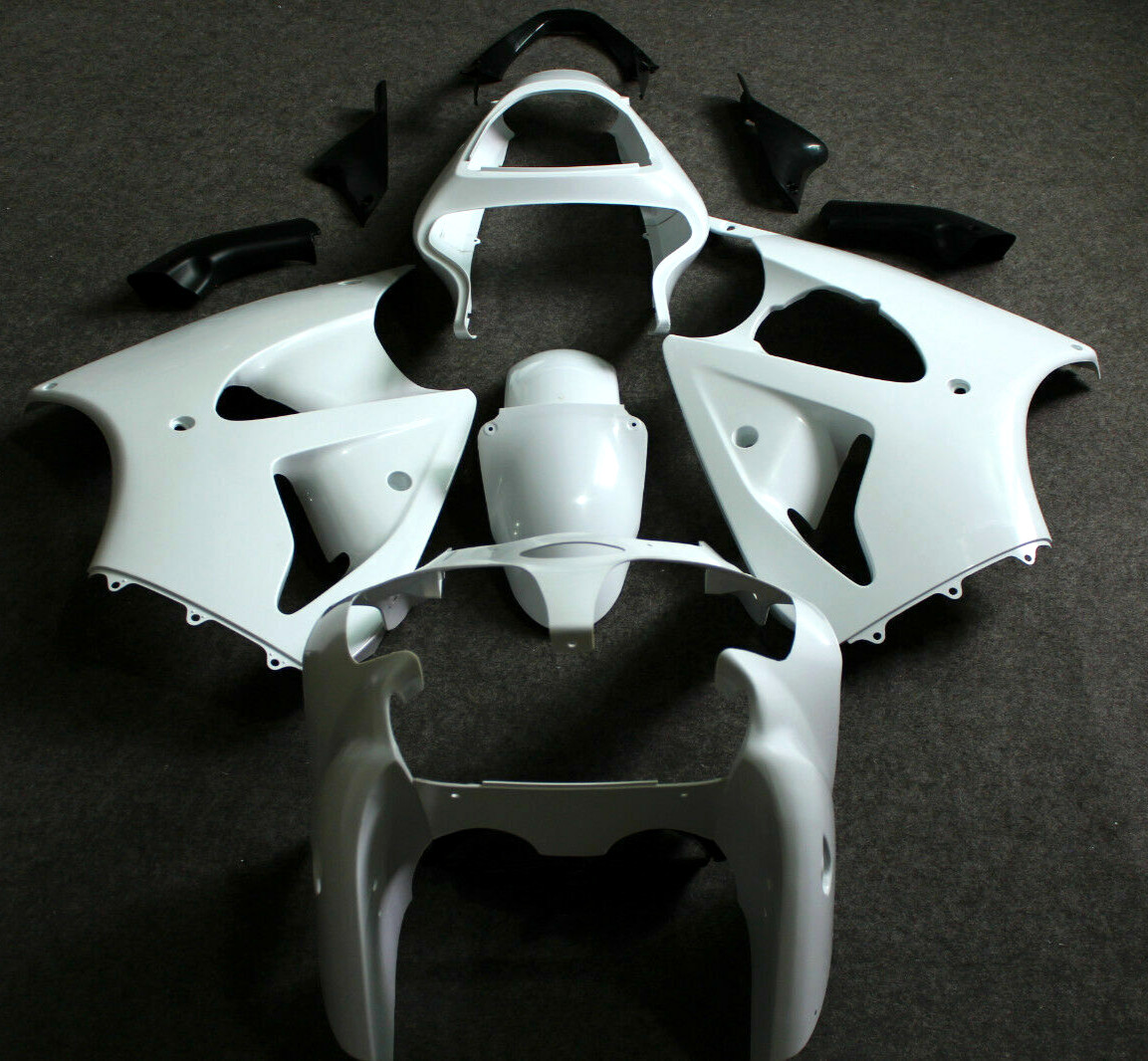 For Kawasaki Ninja ZZR600 2005 2006 2007 2008 Fairing Bodywork Unpainted +Bolts