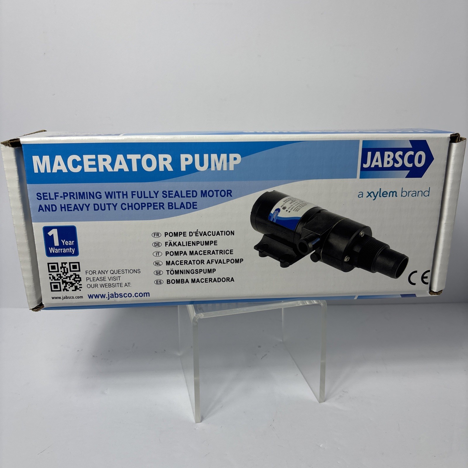 NEW Jabsco 18590-2092 Macerator Waste Pump 12V DC Marine Self-Priming 1-1/2\ NEW Jabsco 18590-2092 Macerator Waste Pump 12V DC Marine Self-Priming 1-1/2\