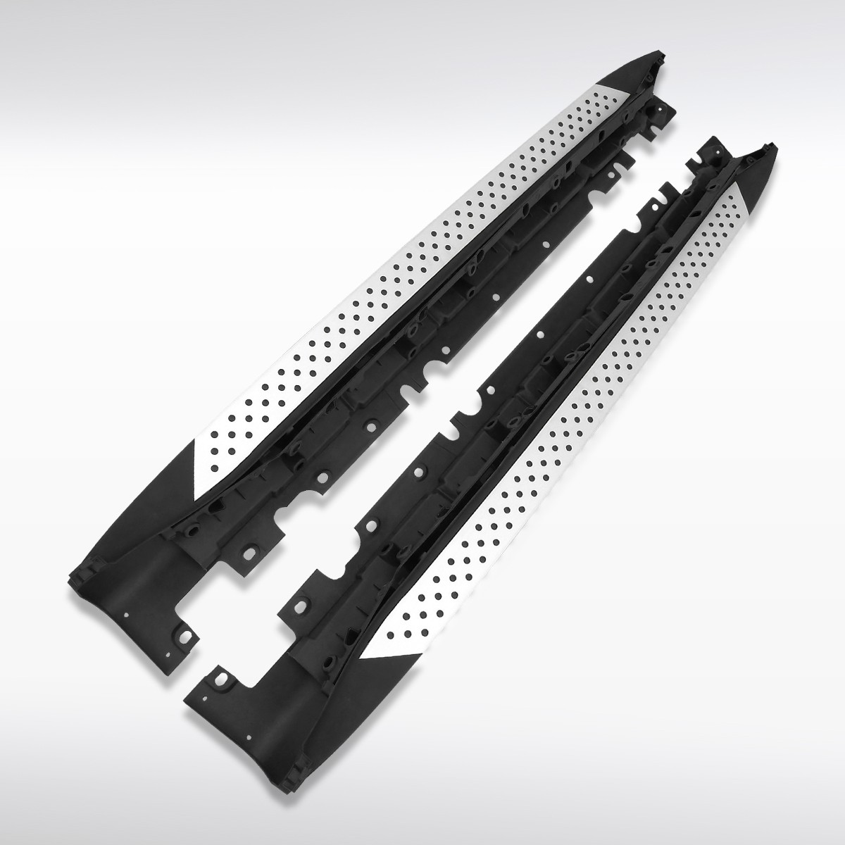 Fits 2007-2013 BMW E70 X5 Aluminum Silver Running Boards Side Step Nerf Bars Fits 2007-2013 BMW E70 X5 Aluminum Silver Running Boards Side Step Nerf Bars