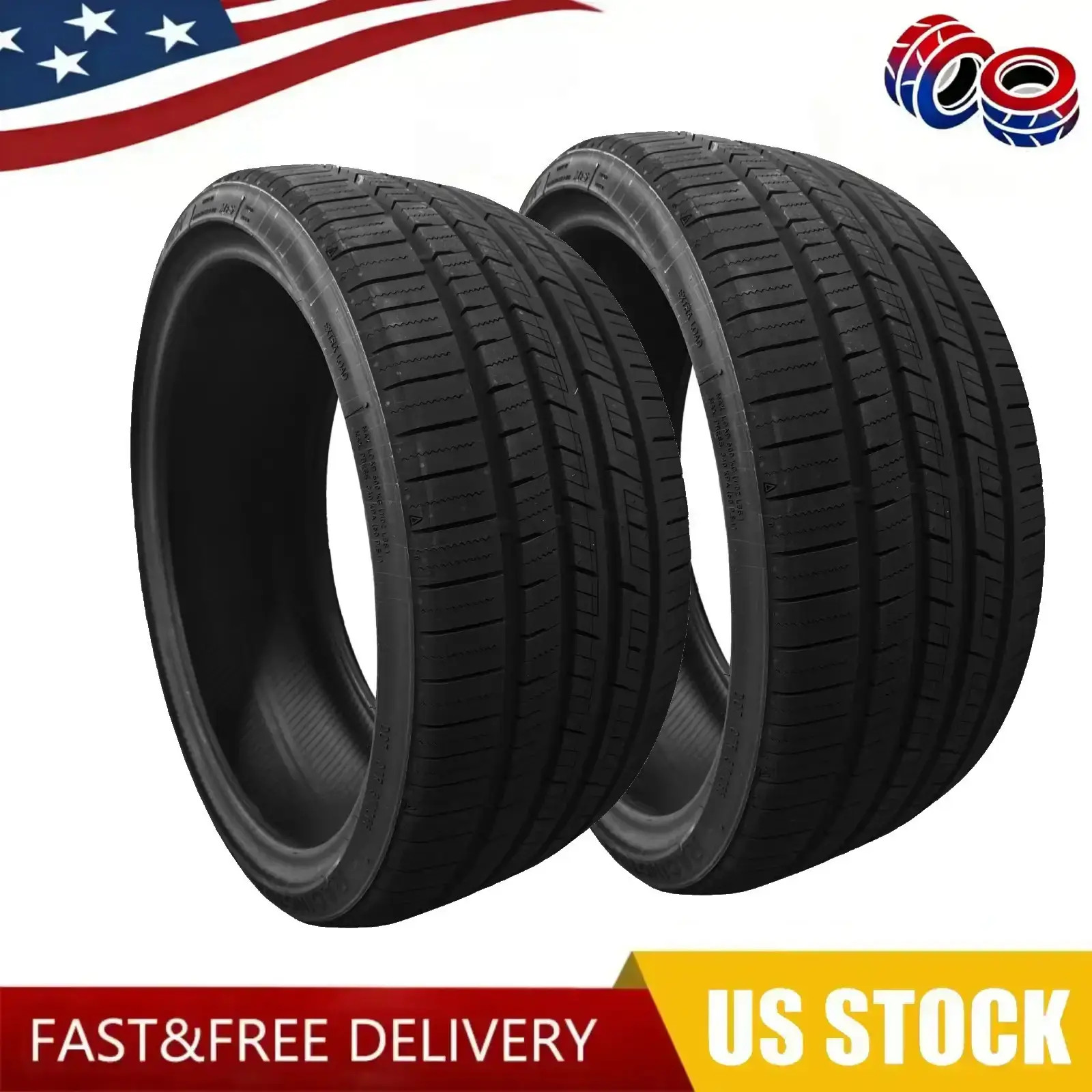 2 Royal Black Racing Trac UHP 245/45ZR20 103W All Season Performance Tires 420AA 2 Royal Black Racing Trac UHP 245/45ZR20 103W All Season Performance Tires 420AA