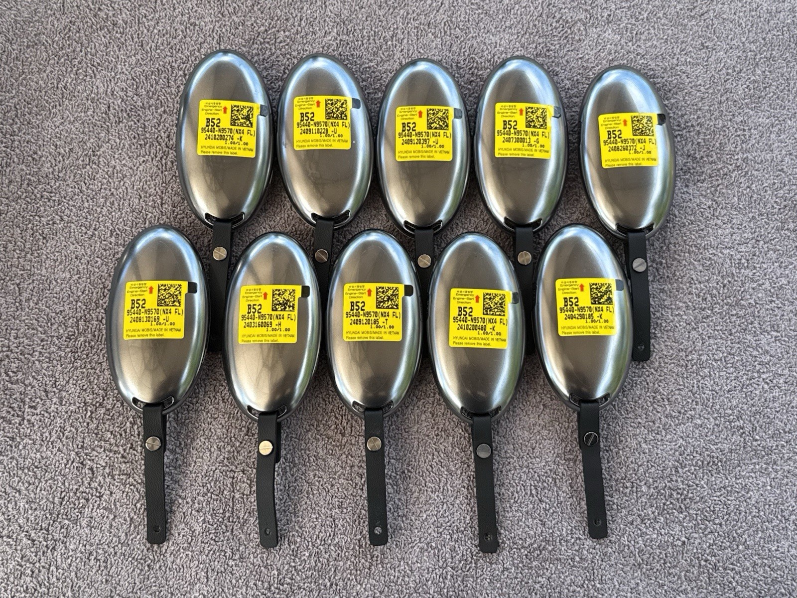 LOT OF 10 OEM 2024 - 2025 Hyundai Tucson Smart Key TQ8-FOB-4F89U44 95440-N9570 LOT OF 10 OEM 2024 - 2025 Hyundai Tucson Smart Key TQ8-FOB-4F89U44 95440-N9570
