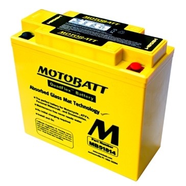 Motobatt MB51814 Quadflex AGM 12V Battery - MB51814