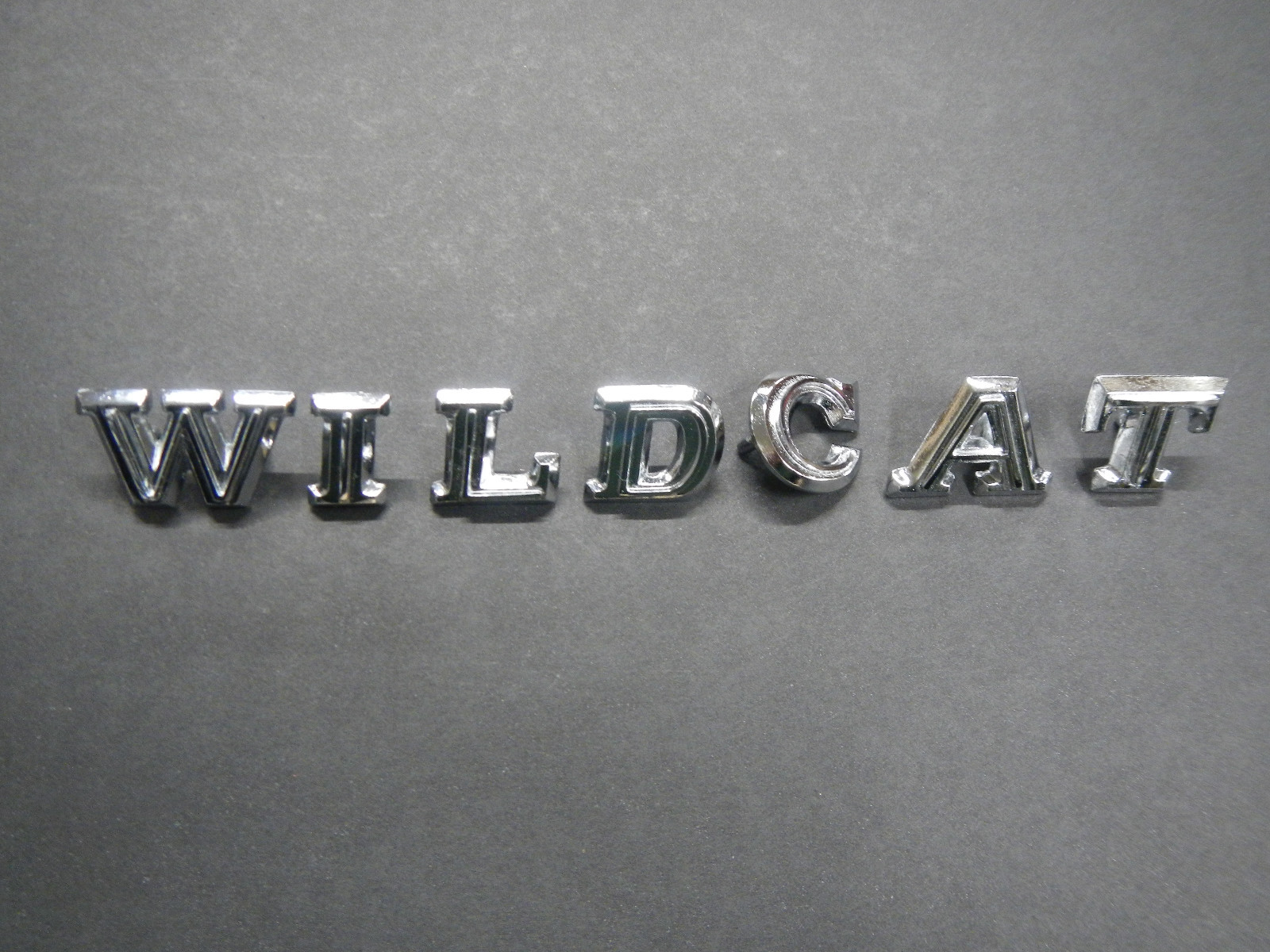 1967 Buick Wildcat Rear Trunk Letters \
