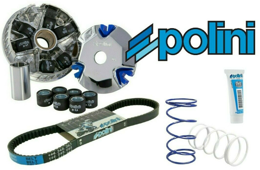 Polini High performance variator kit with belt and clutch springs Honda Ruckus