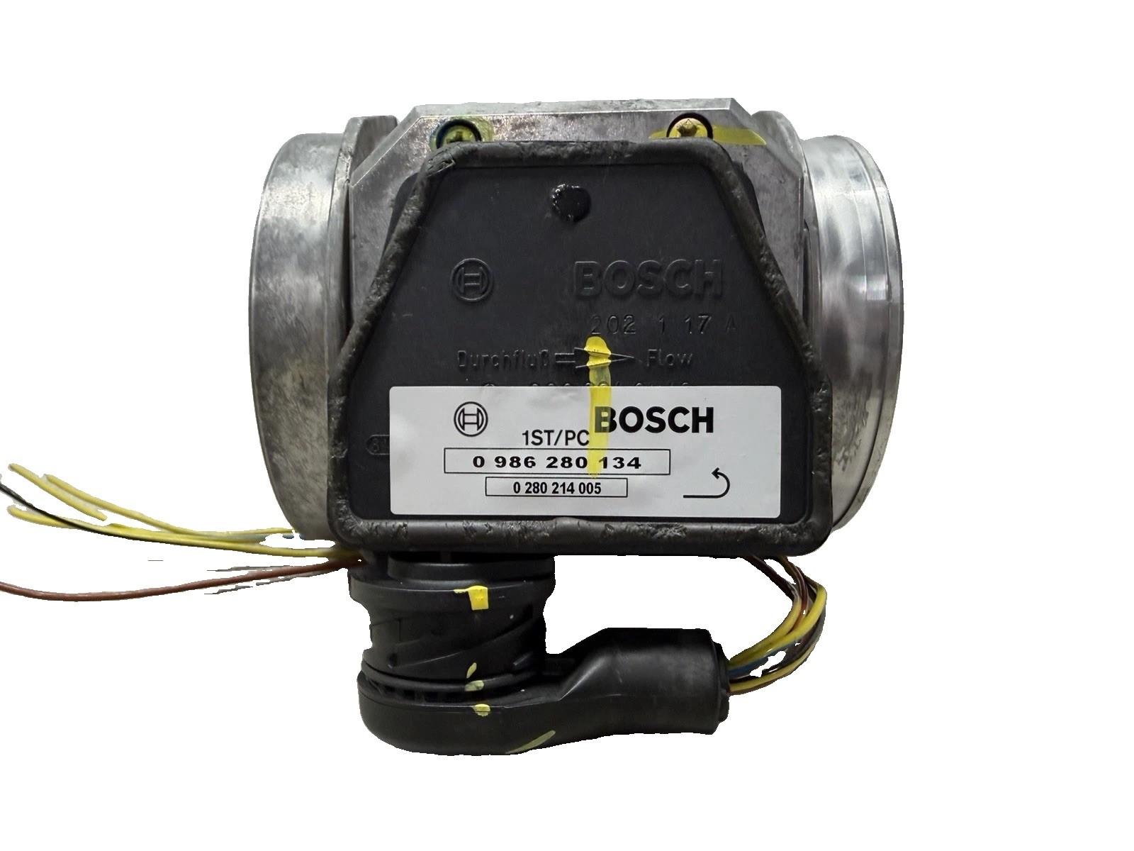 1992-1997 Mercedes W124 R129 W140 500SL E420 500SEL Mass Air Sensor Bosch OE (A3